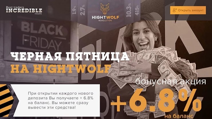 Акция от проекта Hightwolf Акция от Hightwolf