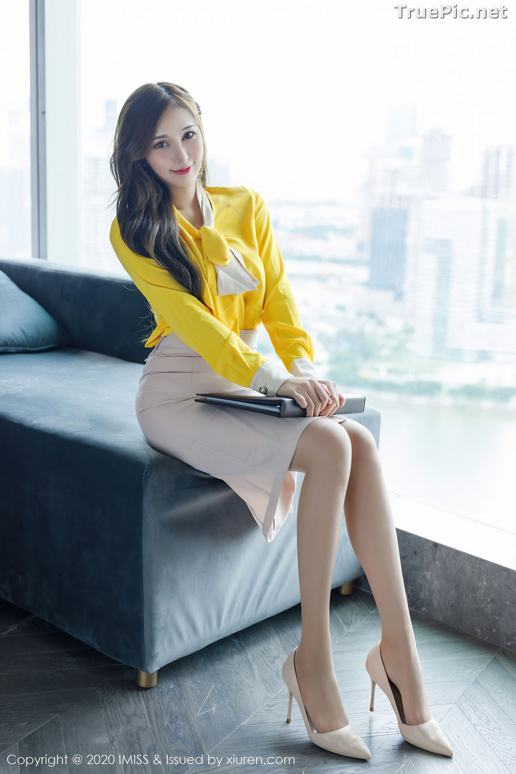 Image IMISS Vol.494 - Chinese Model - Lavinia肉肉 - Beautiful Long Legs Secretary - TruePic.net - Picture-45