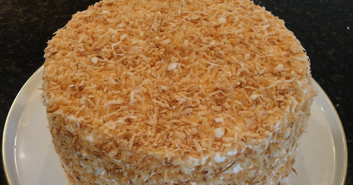 TEST 62 CoconutVanilla Cake with Lemon Curd and VanillaBean