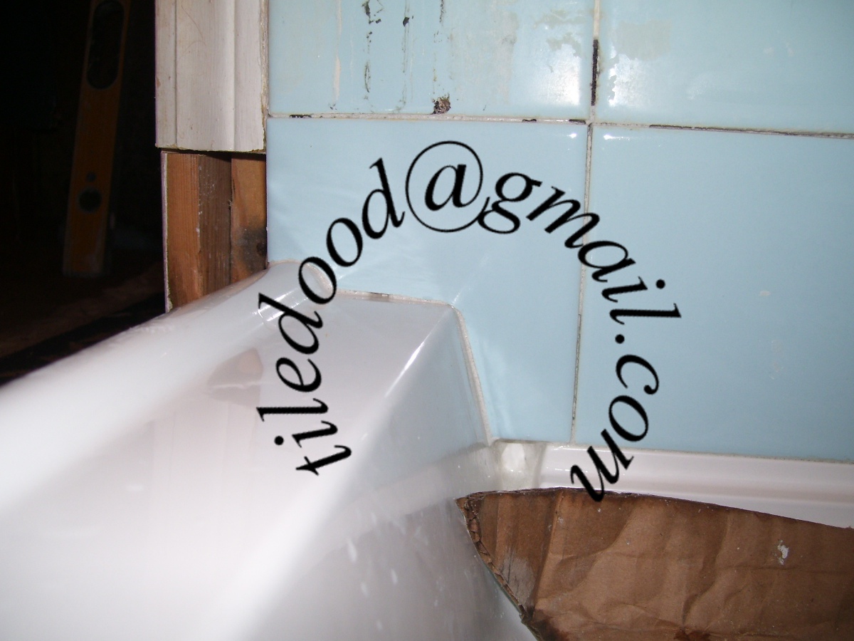 Tile the World! Cracked and Leaking Acrylic Shower Pan Repair Upstate SC