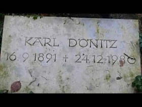Karl Dönitz tombstone, Third Reich graves worldwartwo.filminspector.com