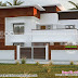 2542 sq-ft 4 bedroom flat roof house architecture