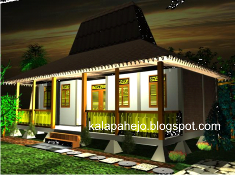 Gambar Rumah Adat Vector Lee Desain 3d Betawi Kalapahejo Mewarnai