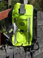 waterproof camping bag on wall 