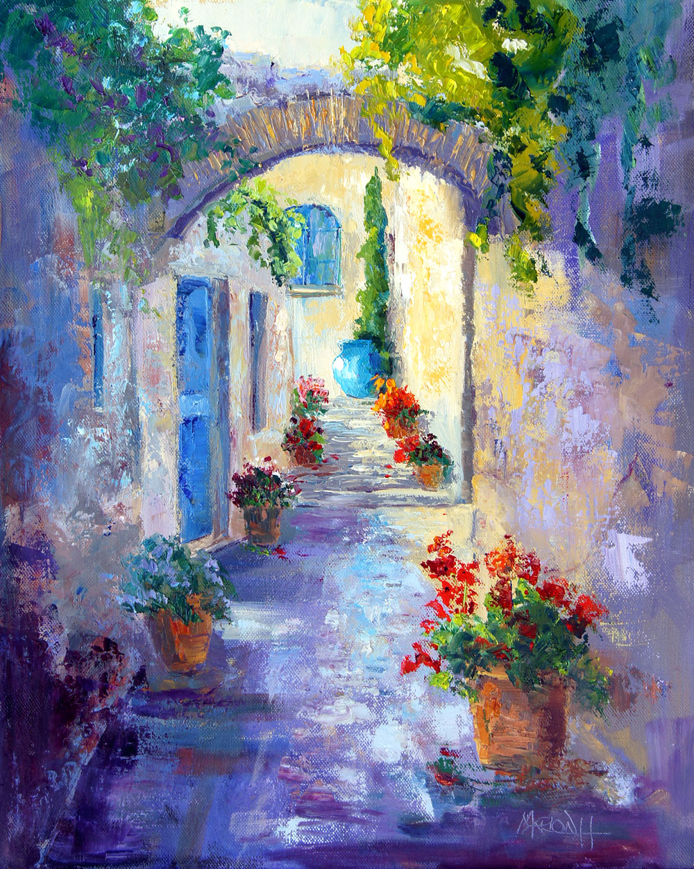 Palette Knife Painters, International HIdden Passageway, French