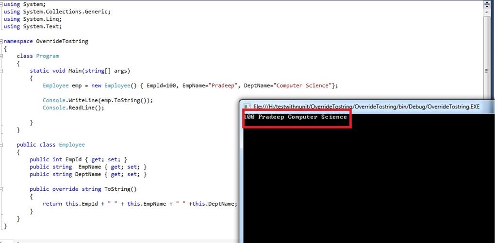 Using system collections generic. Метод TOSTRING C#. Метод override c#. Override TOSTRING java. Override методы в java.