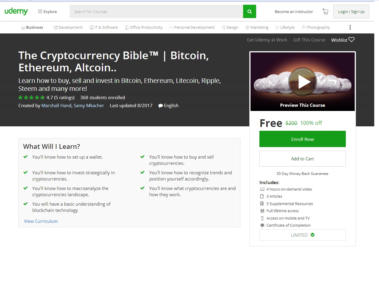 Udemy coupon code free