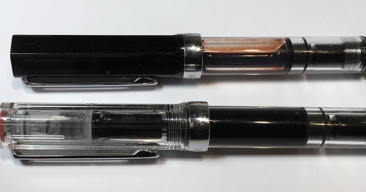 Fountain pens and waterproof ink