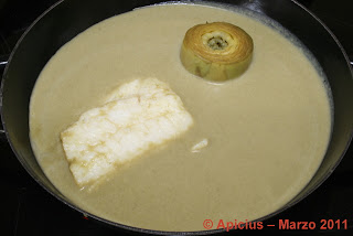  <strong>Crema</strong> de <strong>alcachofas</strong> con bacalao confitado en la <strong>crema</strong> 