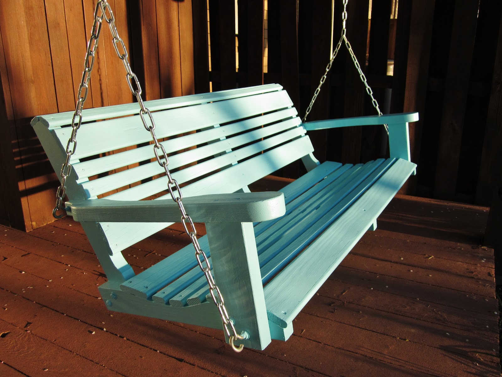 BonnieProjects Painted porch swing
