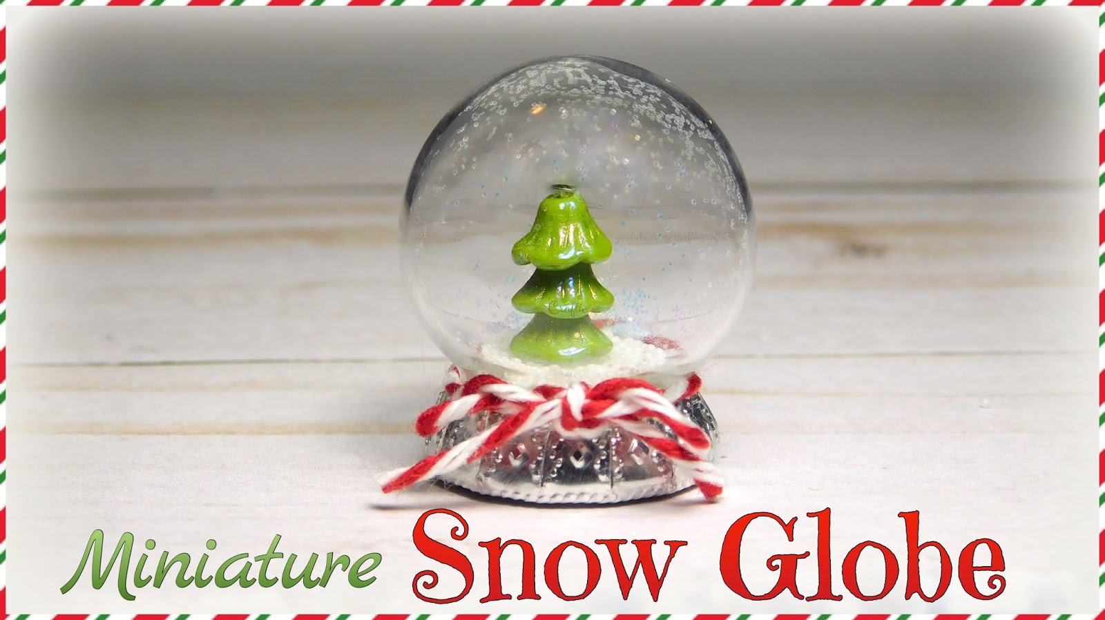 Craftie Kaleidoscope Miniature Snow Globe