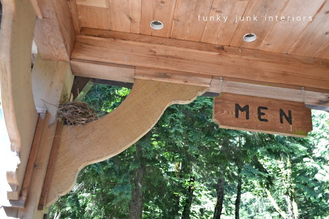 A junk themed campsite... a photographer's dream! via Funky Junk Interiors