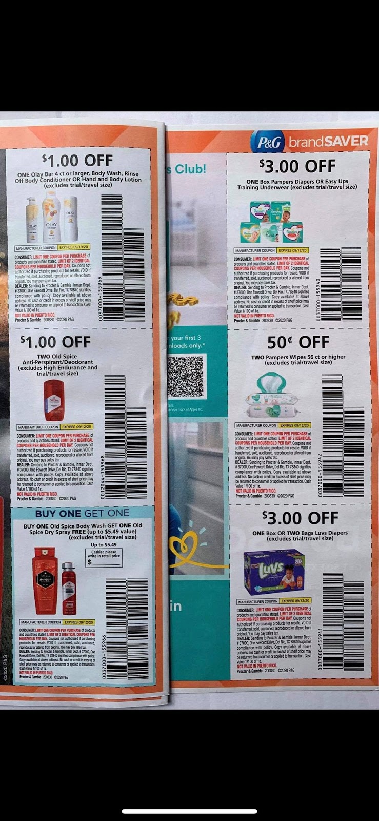Capri's Coupons Whole Insert Picture Previews Sept P&G with Tide