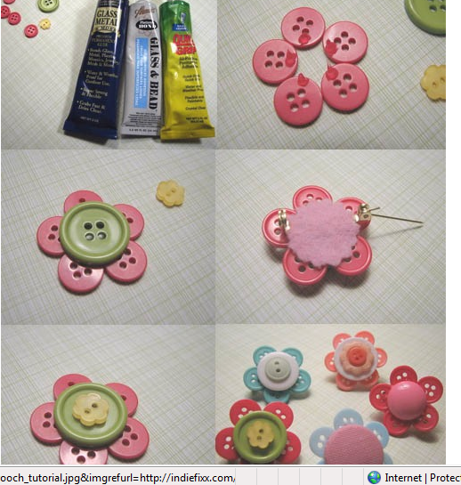 Making it happen.. beautifully. How to make button flowers