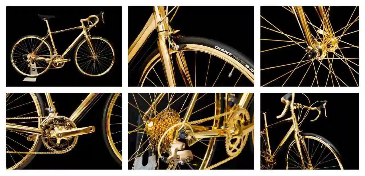 24K GOLD MEN’S RACING BIKE