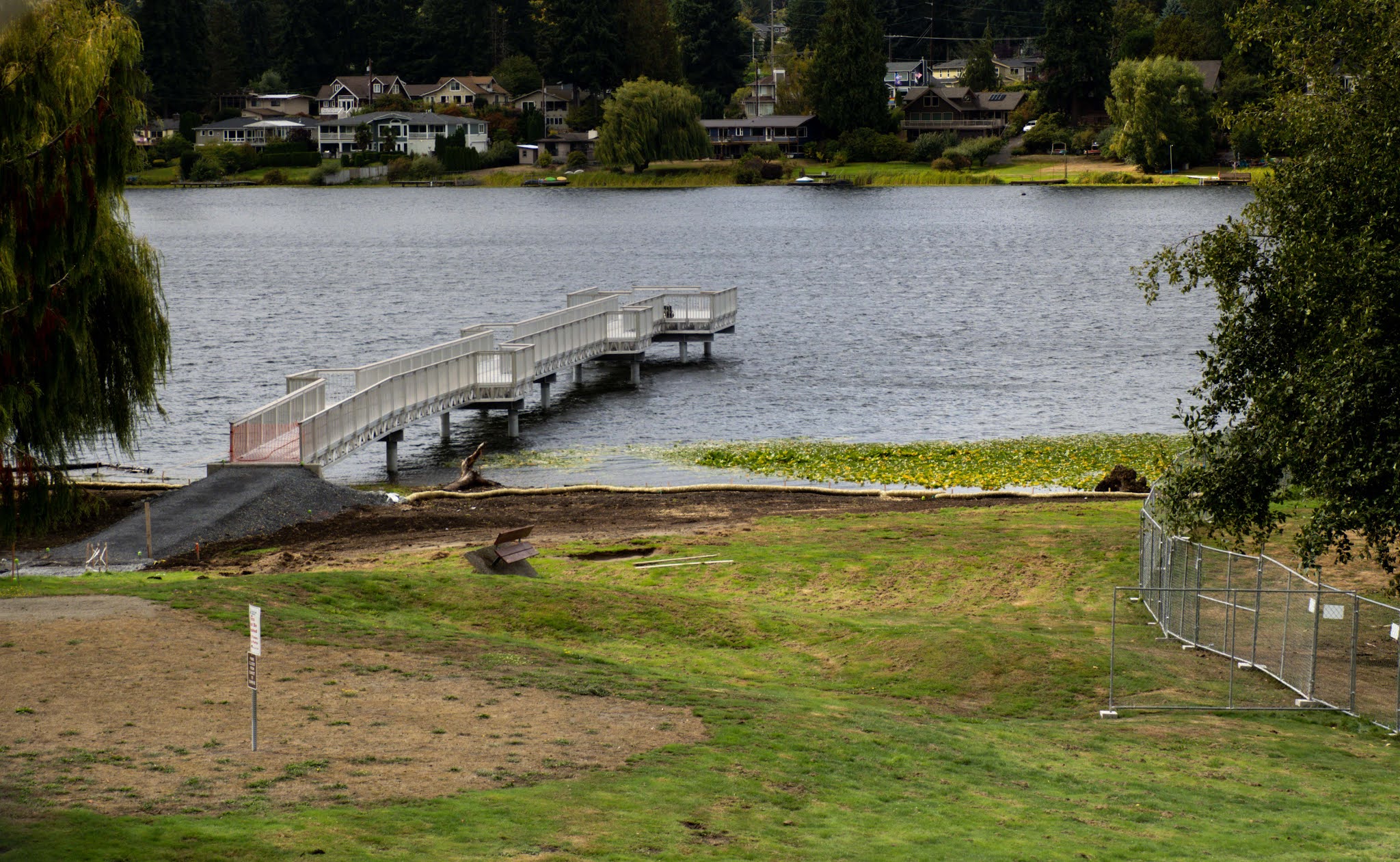 Shoreline Area News Construction update for Lake Ballinger Park in Mountlake Terrace