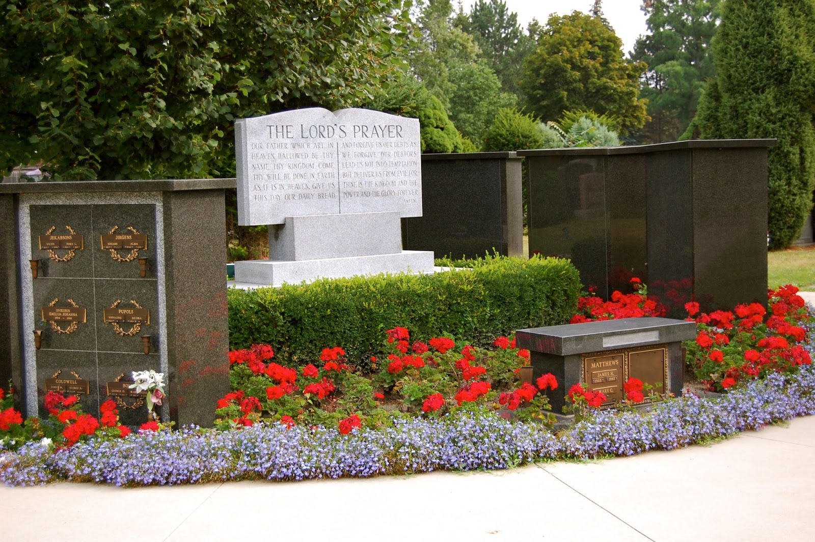 Astrid's Garden Design Cemetery Plants