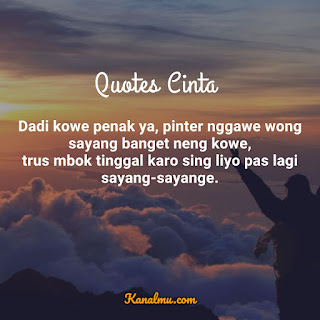 Kata kata bucin bahasa jawa