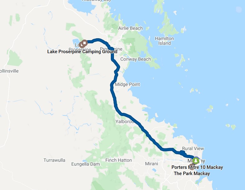 The Roaming 5 June 12 (Day 133) Mackay to Proserpine