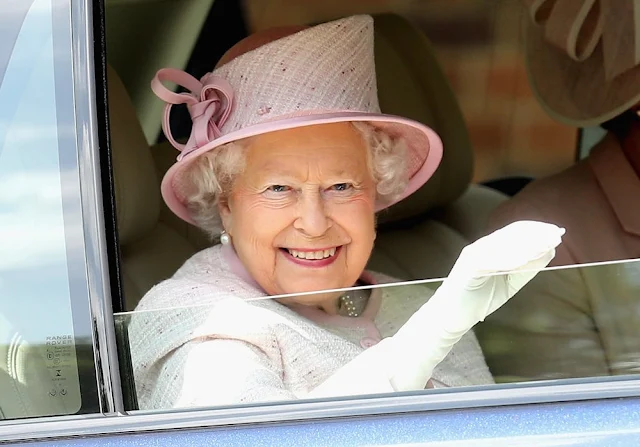 Queen Elizabeth Captain-General of the Royal Regiment of Artillery, visits the Royal Garrison Church