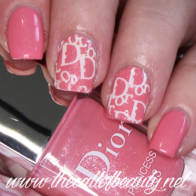 Dior Logomania Nail Art