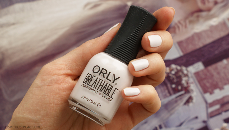 ORLY Breathable Treatment + Color Nail Polish in "Barely There" - wide 4