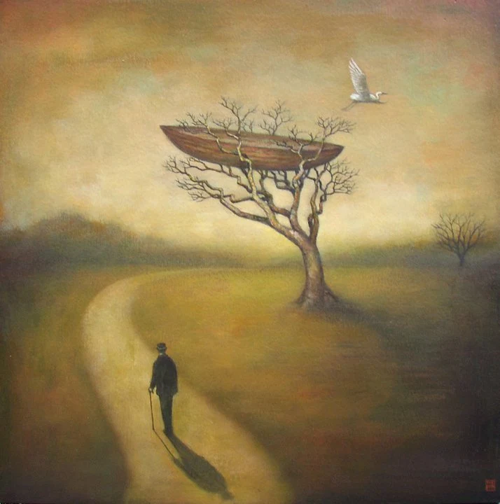 Duy Huynh 1975 | Vietnamese Symbolist and Surrealist painter