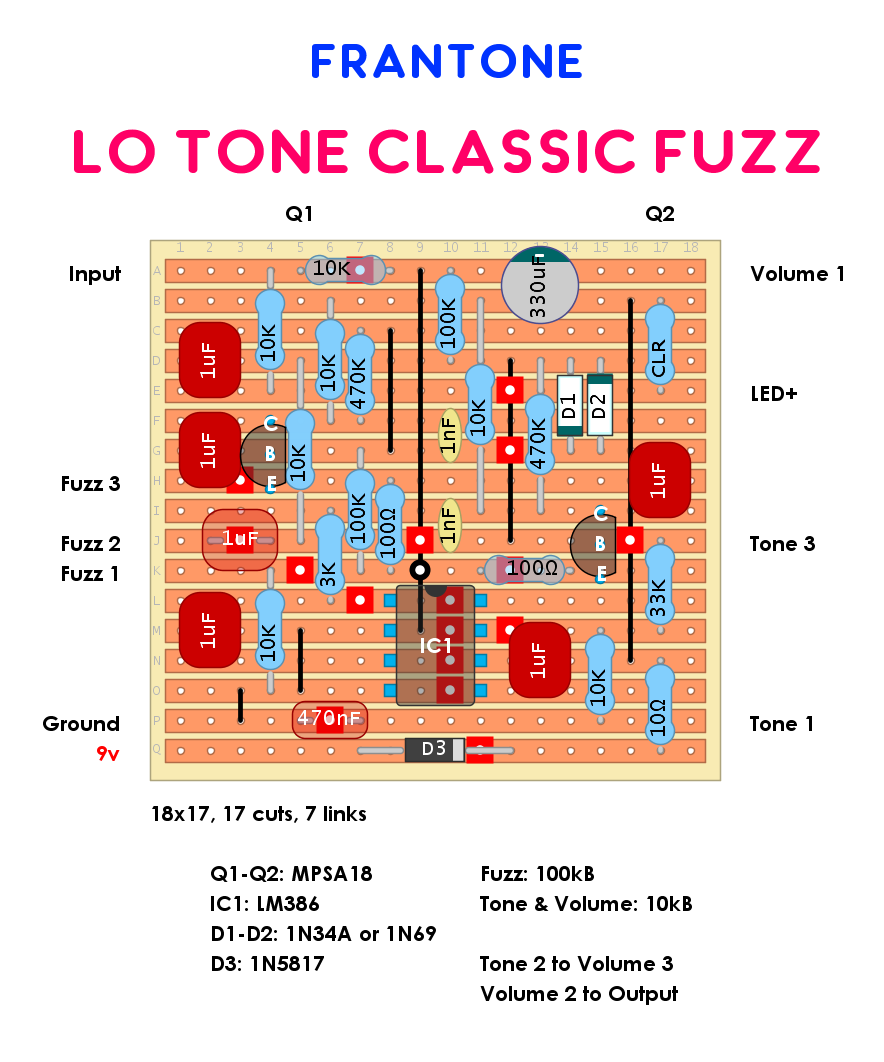 Dirtbox Layouts: Frantone Lo Tone Classic Fuzz
