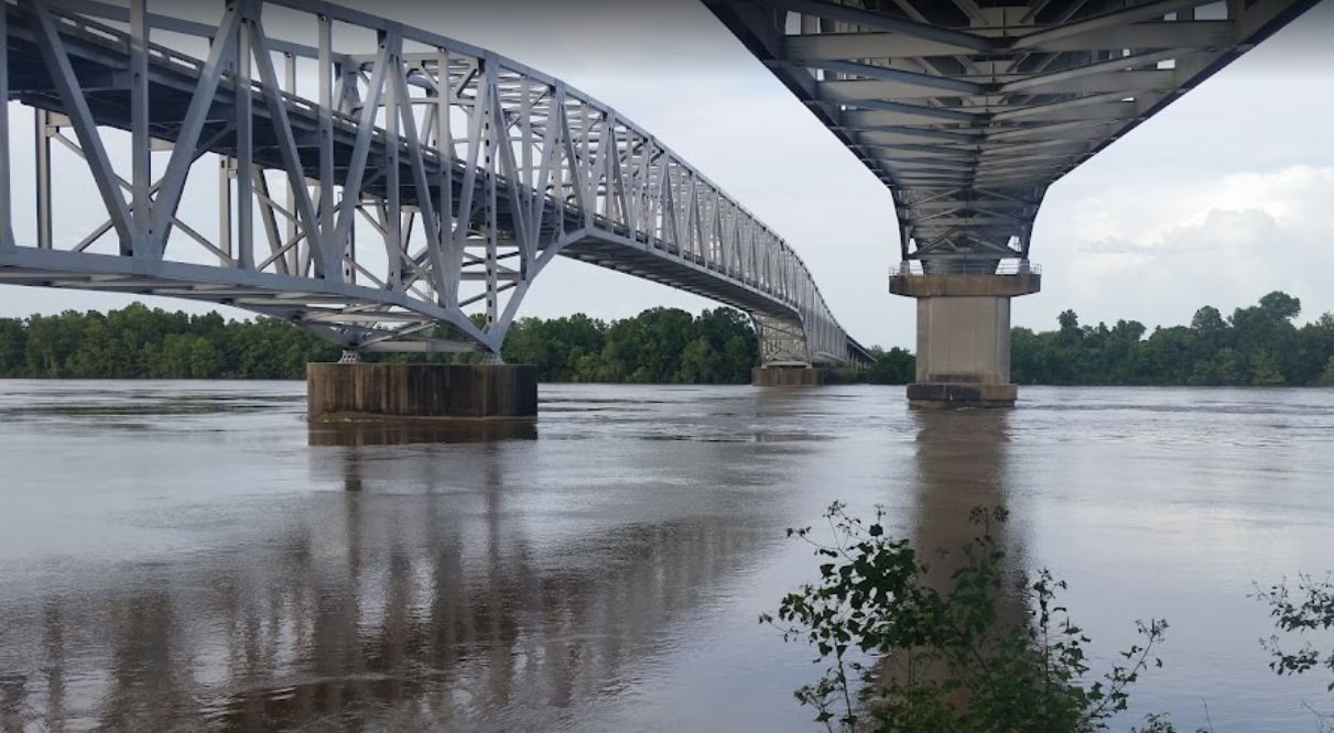 Industrial History 1908 UP/MoPac and US190 Bridges over Atchafalaya