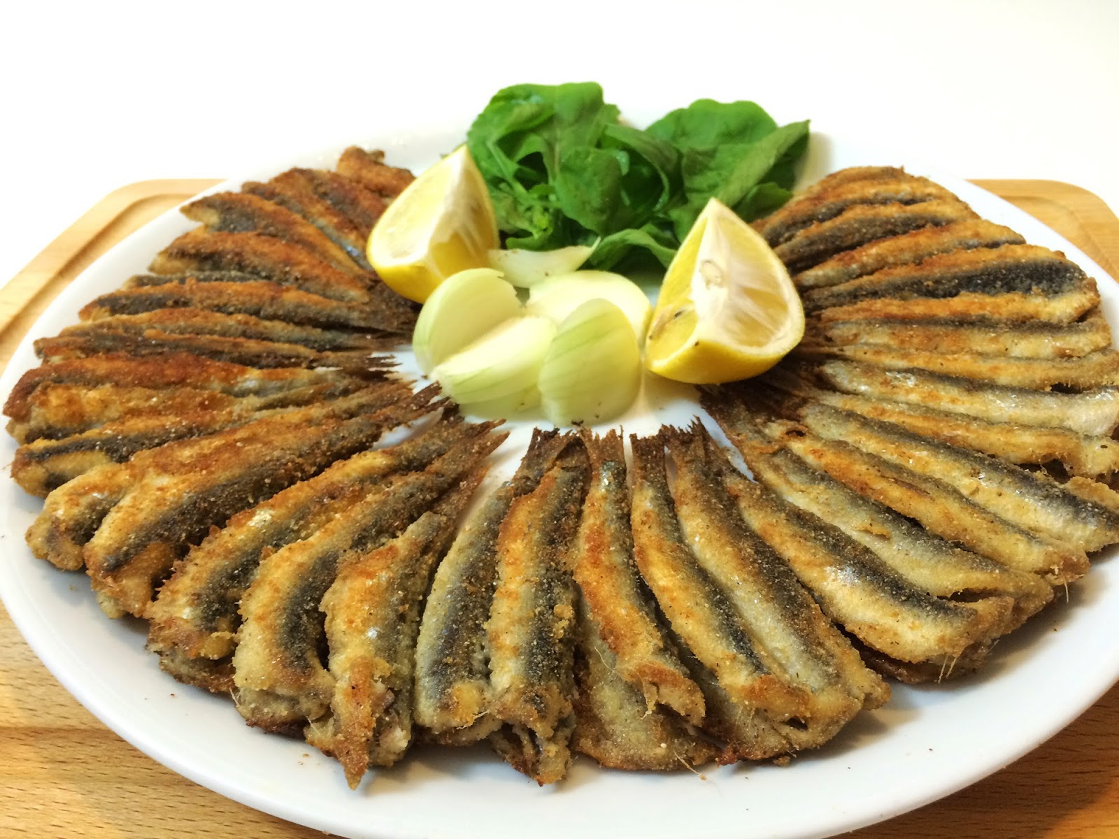 Frittierte Sardellen - Hamsi Tava - Türkische Gerichte