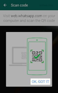 Scan code - Cara Menggunakan Whatsapp di Komputer (PC atau Laptop)