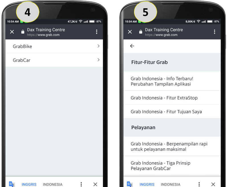 Training Grab Academy Aplikasi Pelayan