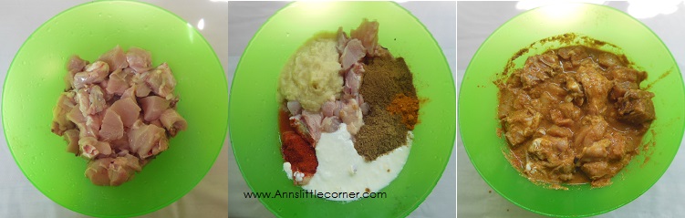 How to make Chicken Dum Biryani - Step 1