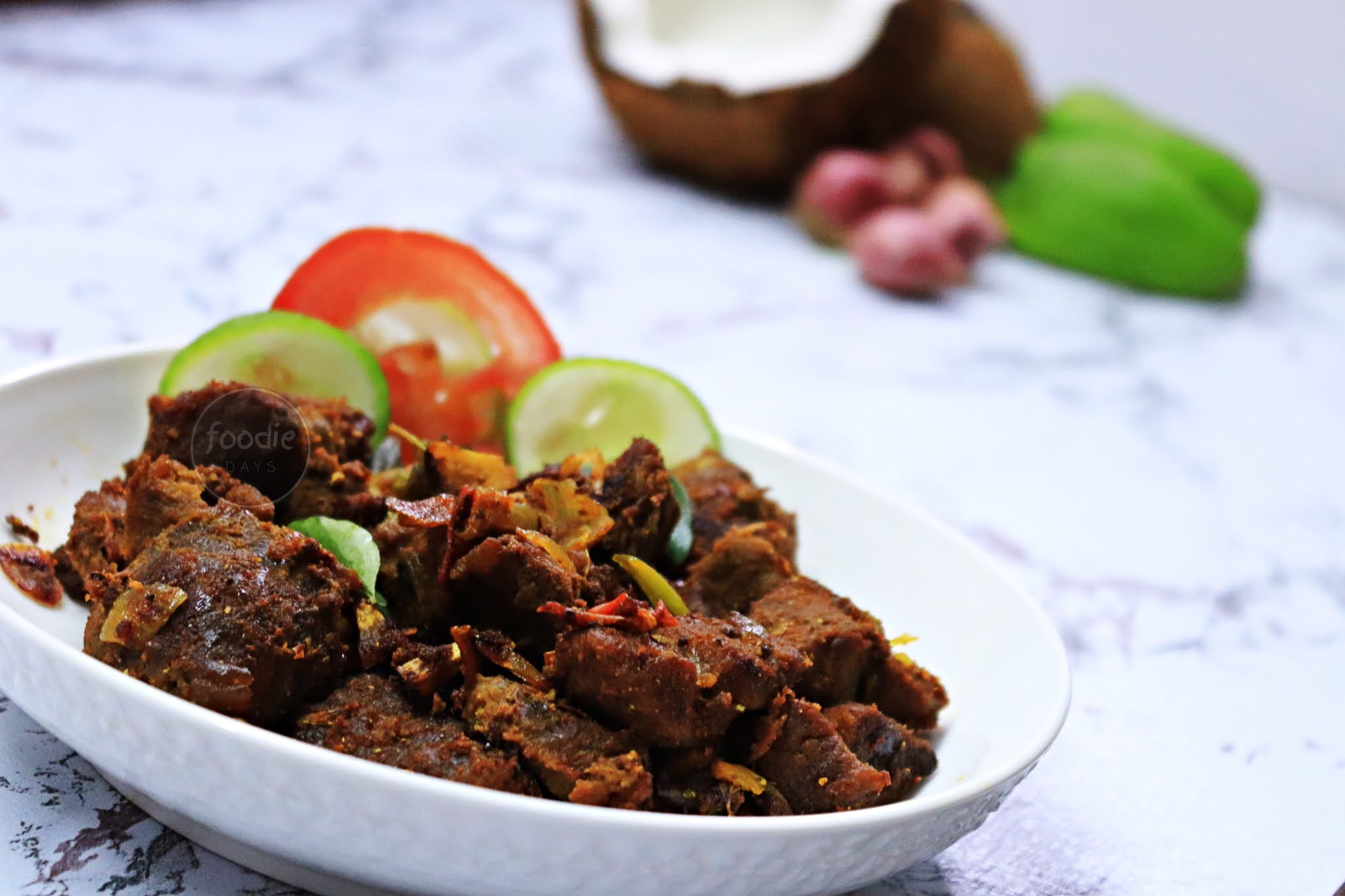 Kerala Style Beef Dry Fry Beef Varattiyath
