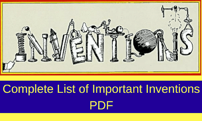 Famous Inventions and Inventors in Different Fields