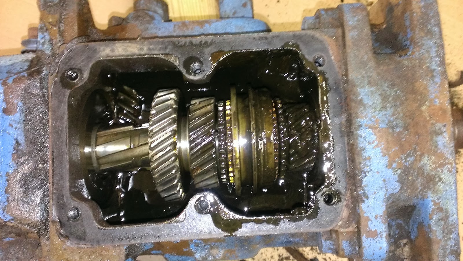 1967 Jeep CJ5 restoration Transmission