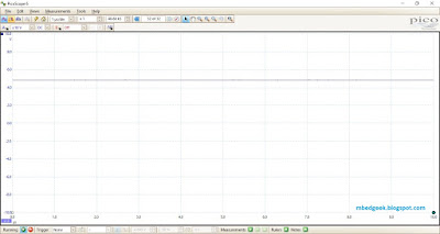 LM7805 output from an oscilloscope