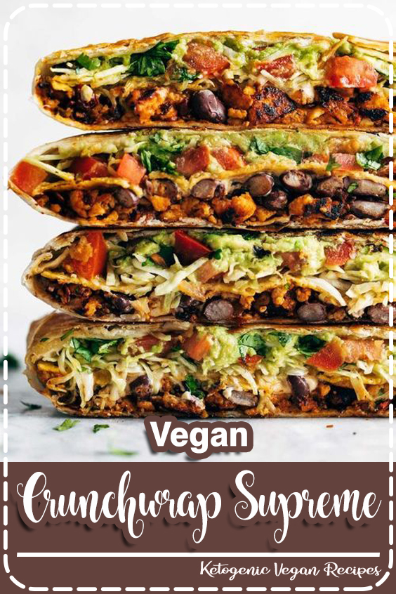 BEST Vegan Crunchwrap Supreme Recipe mama recipes