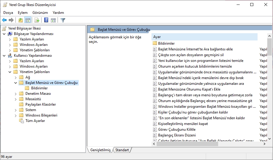 Windows 10�da Kapatma Sırasında Son Kullanılan Belgeler Listesi Nasıl