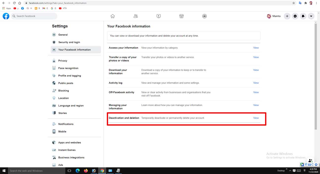 how to deactivate facebook account on pc how to deactivate facebook account on pc