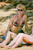 English: Charlize Theron Black Bikini Hawaii‭ 