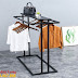 Giá treo quần áo lắp ghép tiện lợi cho các shop thời trang