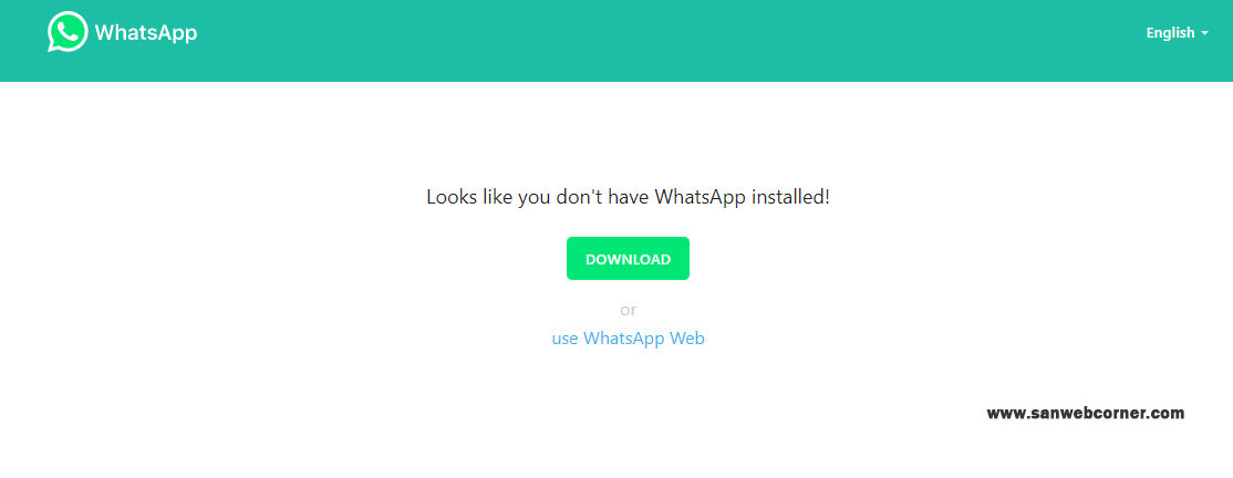 How to create whatsapp link for website