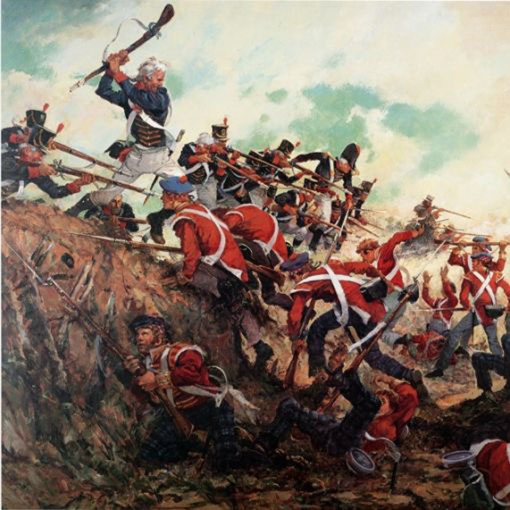 Англо французы. Битва за новый Орлеан 1815 год.