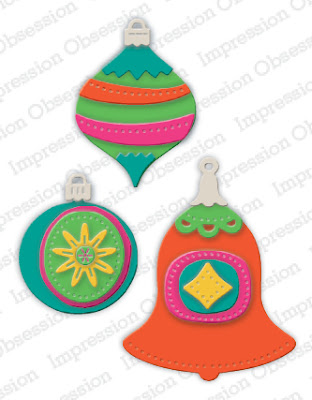 Retro Ornament Die Set from Impression Obsession