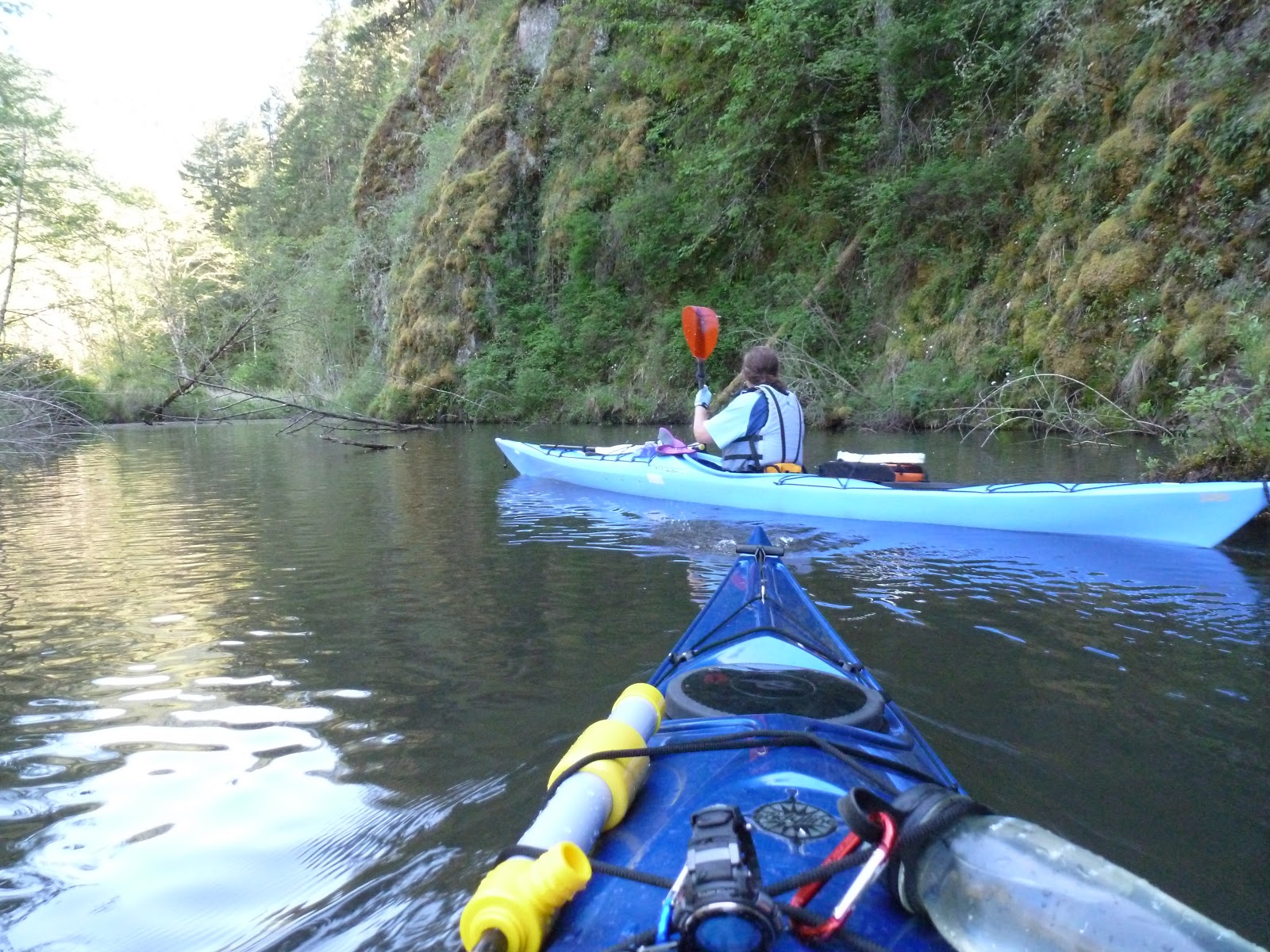 Hiking Oregon North Fork Reservoir, Clackamas River.