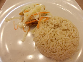 Brown Rice And Side Veggie In Nonya Assam Curry Set