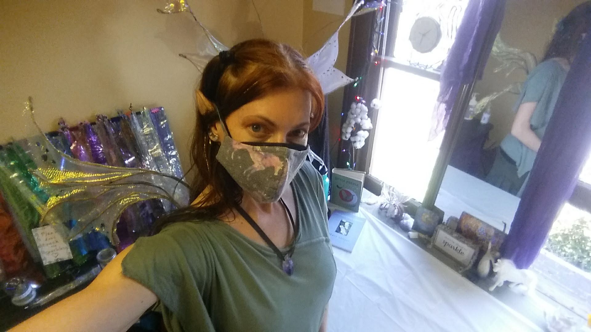 Faery Hair Fairy Hair Sparkles with Sera in Portland, spring 2021