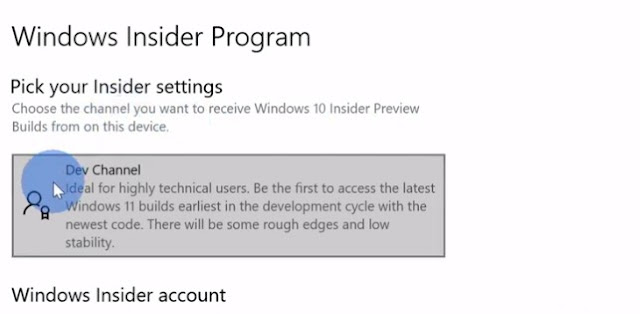 windows insider dev channel for windows 11 beta installation