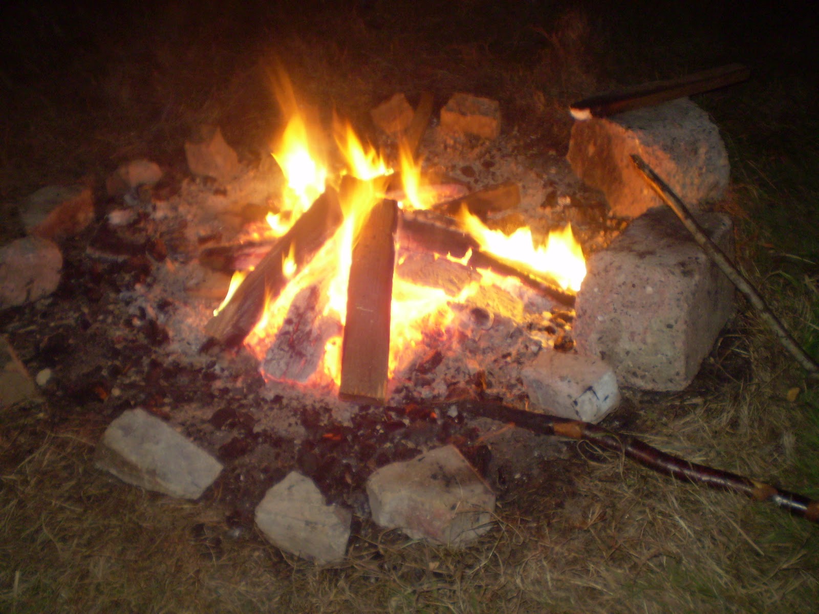 Cooking while camping